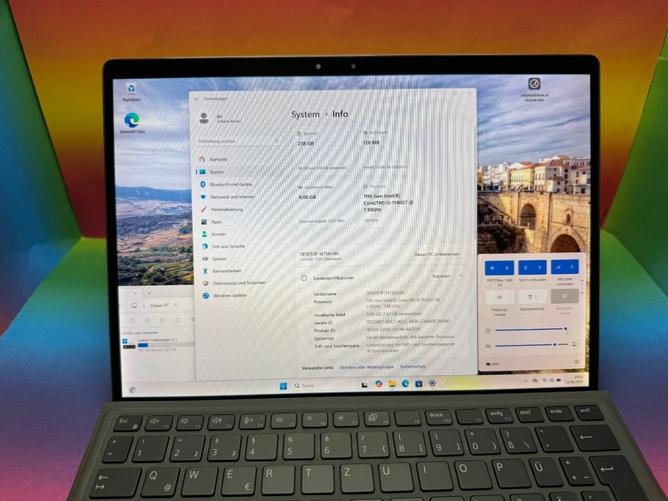 Dell Latitude 7320 2-in-1 · i5-1140G7 · 8GB · 256GB, Foto 3 von 5