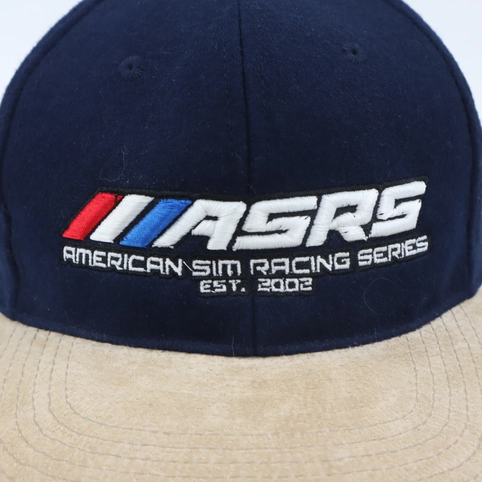 American Sim Racing Series ASRS Sombrero Lana con Ala de Gamuza Gorra iRacing NUEVO NUEVO SIN ETIQUETAS Foto 2 de 4