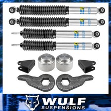 Wulf 3 Front 2 Rear Leveling Lift Kit W Bilstein Shocks For 03-10 Hummer H2