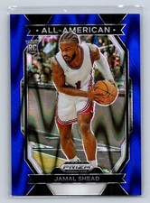 2024 Panini Prizm Draft Picks Jamal Shead Seismic Blue Rookie 17 (/149)