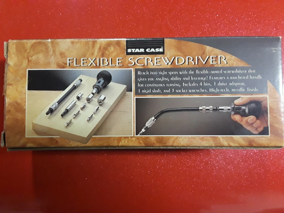 Star Case Flexible Screwdriver Set New Open Box 1989 - Image 2 of 3