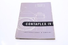   ZEISS CONTAFLEX IV CAMERA ORIGINAL INSTRUCTIONS MANUAL FRENCH 137-1