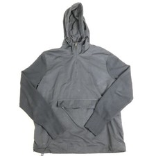 BANANA REPUBLIC 1/4 Zip Front Pullover Blue Hoodie Sweatshirt Men's Medium F64