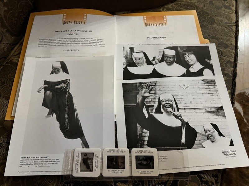 Sister Act 2 Back In The Habit Press Kit Whoopi Goldberg Film Slides Stills
