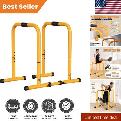 Functional Dip Station with Anti-Slip Feet and Glossy Finish - 400 lbs Capacity