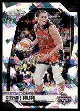 Stefanie Dolson Cracked Ice #34 2024-25 Panini Prizm WNBA Washington Mystics