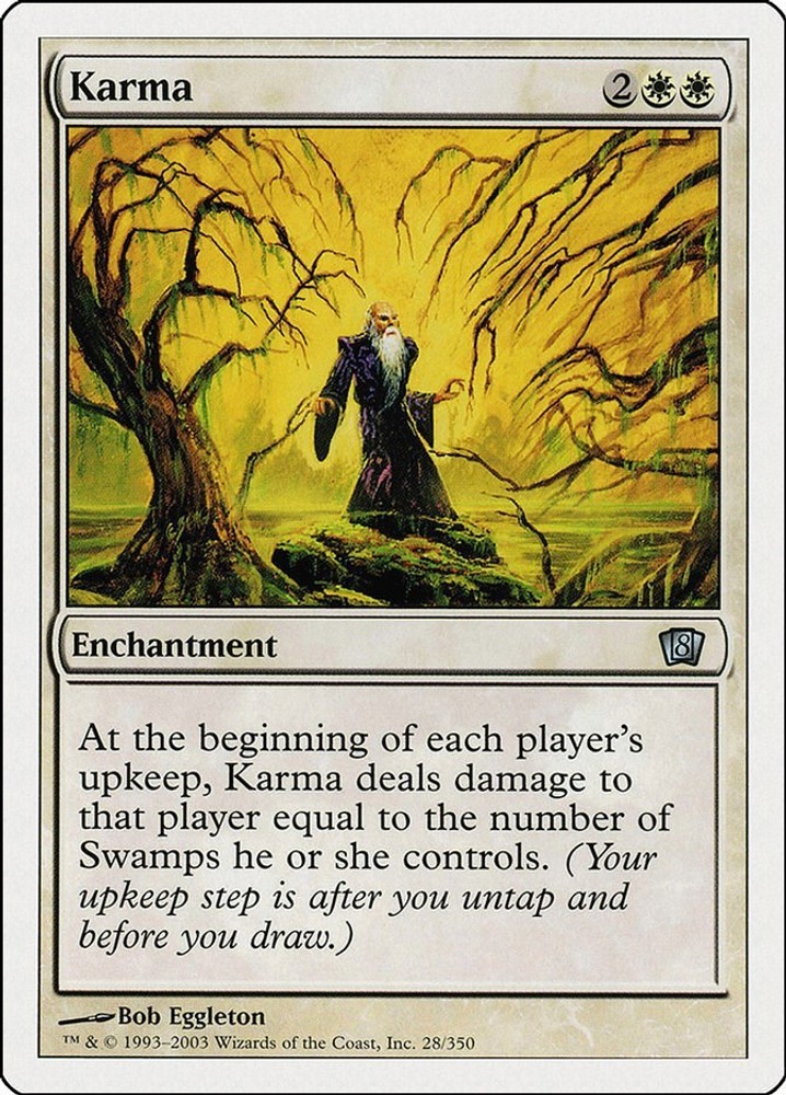 Karma #28 (LP) 8th Edition (8ED) MTG