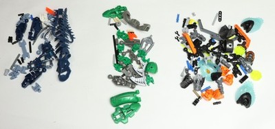 Lego Bionicle / Hero Factory 3 unvollst. Sets Ersatzteile für 44025 8902 8589