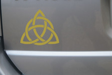 Celtic Knot Trinity triquetra (A) - vinyl sticker decal- car van laptop 10x10cm