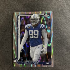 2025 Topps Chrome DeForest Buckner Indianapolis Colts Lightboard  RayWave