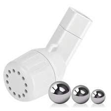 Flutter Valve, Breathing Exercise Device for Lungs, Adjustable White