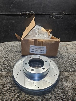 (QTY 2) PowerStop JBR935XPR Drilled and Slotted Rotors for 2001-2007 SEQUOIA