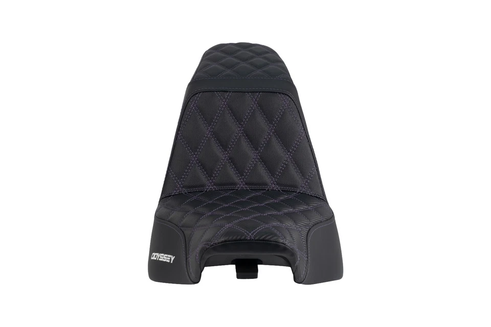 Odyssey Harley-Davidson Leather Seat w/Purple Stitching 2018-25 Low Rider S - Image 4 of 4