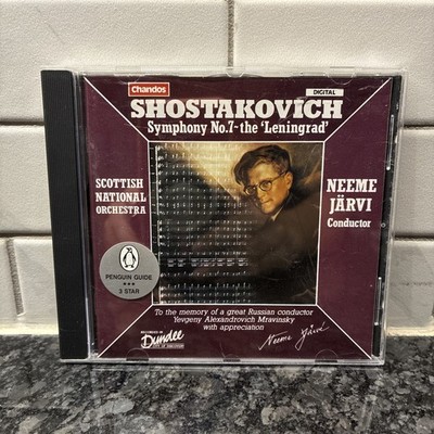 Symphony 7 ''Leningrad'' by Shostakovich / Jarvi / Scottish National Orch (CD,...