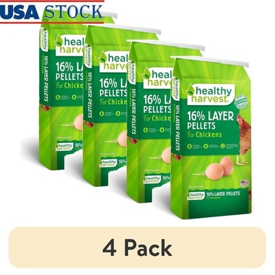 Natural Layer Pellets 16% Complete Chicken Feed Healthy Egg Production 40 lbs US