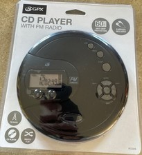 GPX PC332B Personal Portable CD Player with FM Radio Anti-Skip Brand New