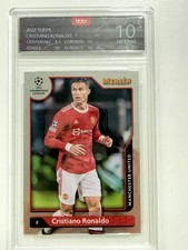 2022 Topps Merlin #7 Cristiano Ronaldo Man Utd OCD 10 PRISTINE Graded Card AB78