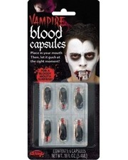 Blood Capsules   Realistic Fake Blood Capsules for Halloween, Theater, and...