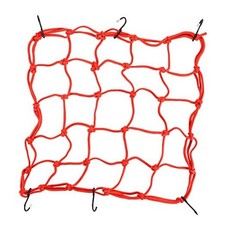 15" x 15" Elasticated Bungee Luggage Cargo Net with Hooks Hold Down for