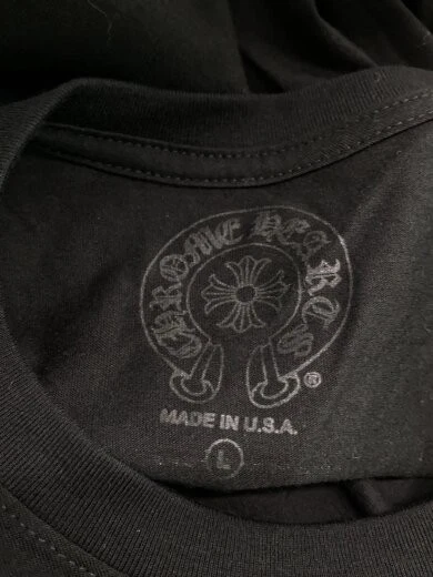 CHROME HEARTS CUORI CROMATI T shirt maniche lunghe L Cotone BLK 408129112******564