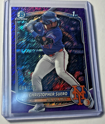 #ad #ad 2025 Bowman Chrome Prospects Christopher Suero Christopher Suero #BCP 191... $7.00
