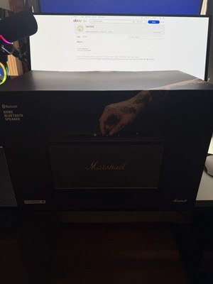 Marshall Stanmore III Bluetooth Wireless Speaker - Black - New - Sealed