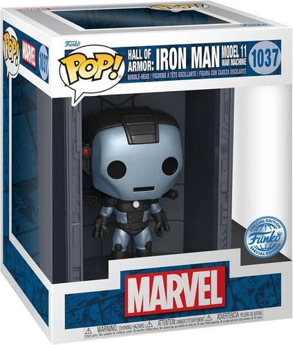 Funko Pop! Marvel Iron Man Hall of Armor Model 11 War Machine Bobble-Head Figure
