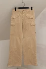 Dolce & Gabbana D&G Vintage Unisex Beige Cotton Cargo Pants Sz 30 Made in Italy
