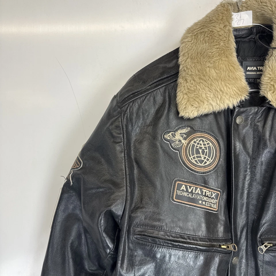 Aviatrix Vintage Us Air Force Pilot Leather Jacket Men’s Size Uk Medium  - Image 3 of 4