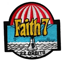 Kellogg's cereal premium NASA Mercury Faith 7 embroidered space patch