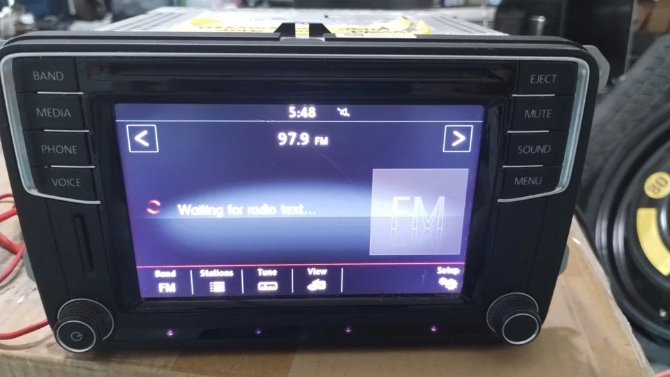 Volkswagen Jetta Passat 2016-2017 receptor de radio sin identificación de navegación 5C0035200A Foto 2 de 4