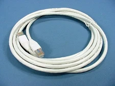 Leviton 62460-10W Cat6+ White 10ft Extreme Ethernet Cable Data 10' Patch Cord