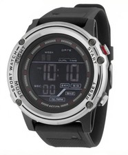 Activa Voyager of Time X Invicta Men's Digital Watch 52mm Black ACW8125-006 NEW