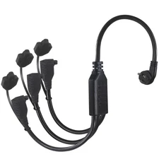 18 Inch 3 Outlet Power Splitter Extension Cord - 1.5FT 1 to 3 Splitter Outlet...