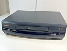 Quasar VHQ-940 Omnivision 4-Head VCR VHS Player Recorder - No Remote