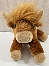 Aurora Highland Cow 11" beanbag plush