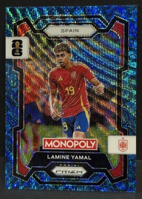 2026 Panini Prizm Monopoly FIFA World Cup Spain Lamine Yamal Blue