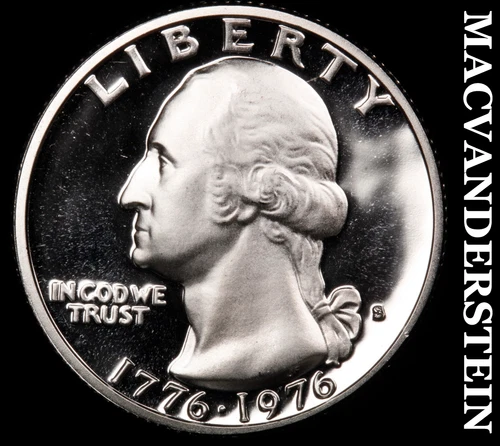 1976-S Washington Quarter- Silver- Choice Gem Proof Luster No Reserve #J614