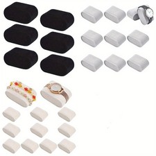1Set 12Pcs 3 Styles Velvet Jewelry Watch Display Pillows Mixed Color