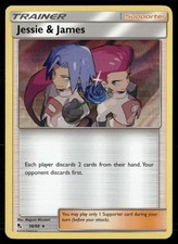 Jessie & James 58/68 Holo Rare Hidden Fates Pokemon Near Mint