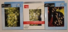 Rapid Ice Wine Bottle Cooler Portable Sleeves X3  Pc Set Reusable Travel Party