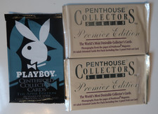 Collezione 3 x Booster: Playboy Centerfold April & Penthouse Sealed IMBALLO ORIGINALE lotto NUOVO