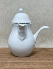 Lidded Creamer Syrup Server Or Tea Pot With Toby Face Haas Cajzek Czech