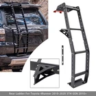 Black Rear Tailgate Ladder Fit For Toyota 4Runner 2010-2020 5TH GEN 2010+