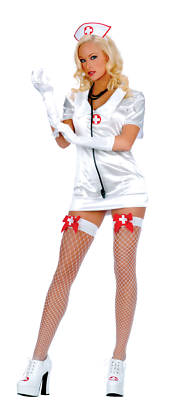 Adult Halloween Sexy Hospital Naughty Nurse Costume