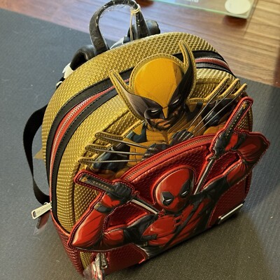 Deadpool Wolverine Loungefly Mini Backpack IN HAND | eBay display picture 3