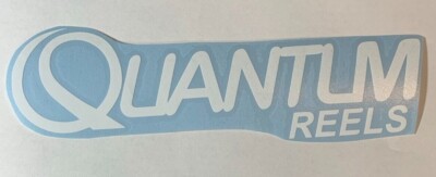 Quantum Reels Logo Die Cut Vinyl Decal High Quality Outdoor Sticker Fishing Rods