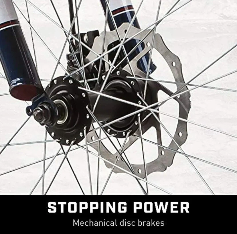 Mongoose Dolomite 脂肪轮胎自行车 - 红色/蓝色 — 第 2/4 张图片