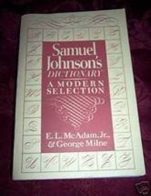 Samuel Johnson's dictionary: A modern selection - Paperback - GOOD
