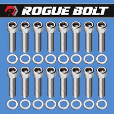 BBC INTAKE MANIFOLD BOLTS 1 1/2" STAINLESS STEEL KIT 396 427 454 BIG BLOCK CHEVY